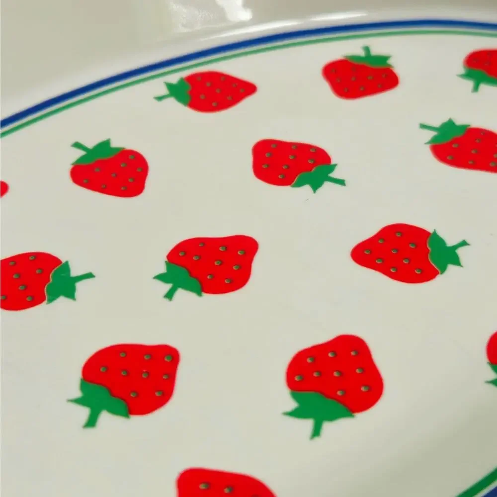 Vintage 1980s Strawberry Fields Ceramic Au Gratin Baker (Multiple Available)